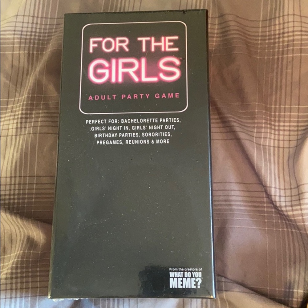 Adult party game FOR THE GIRLS